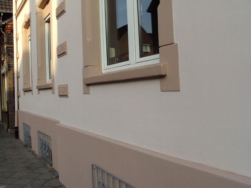 Fassade nach Fassadensanierung vom Malermeister Fuchs aus Kleve