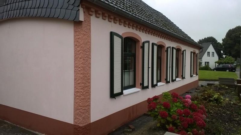 Fassade nach Fassadensanierung vom Malermeister Fuchs aus Kleve